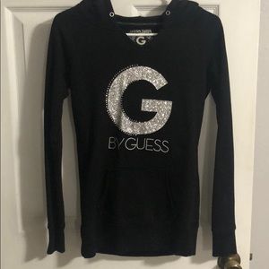 Glitter and jewel encrusted Guess Hoodie